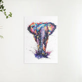 Diamantmaling Elefant med mange forskellige farver - SEOS Shop®