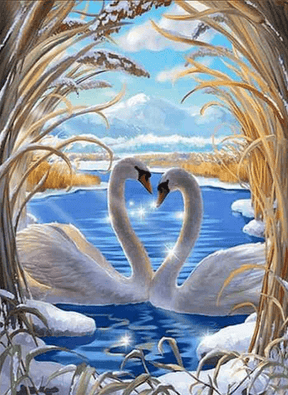 Diamantmaleri Par Svaner - SEOS Shop ®