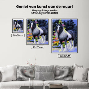 Diamantmaling Hest i sneen - SEOS Shop ® 