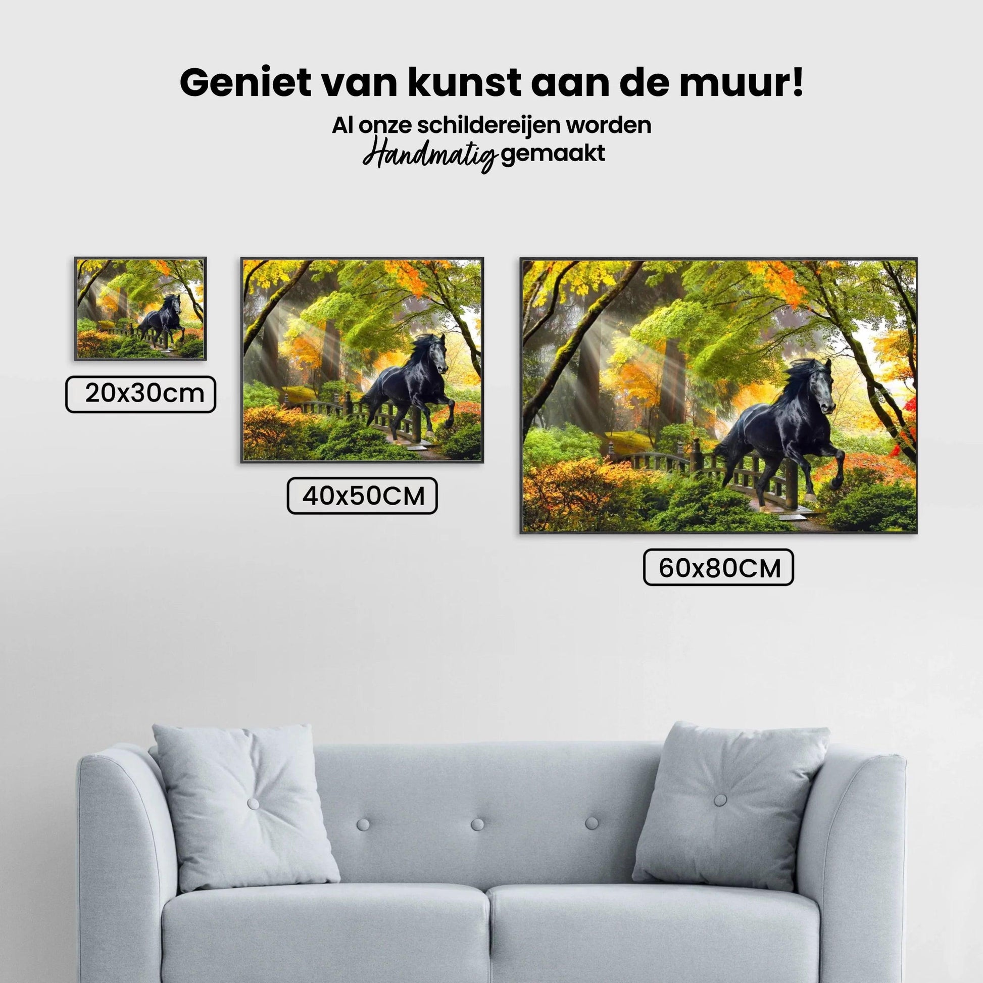 Diamantmaling Hest i skoven - SEOS Shop ®