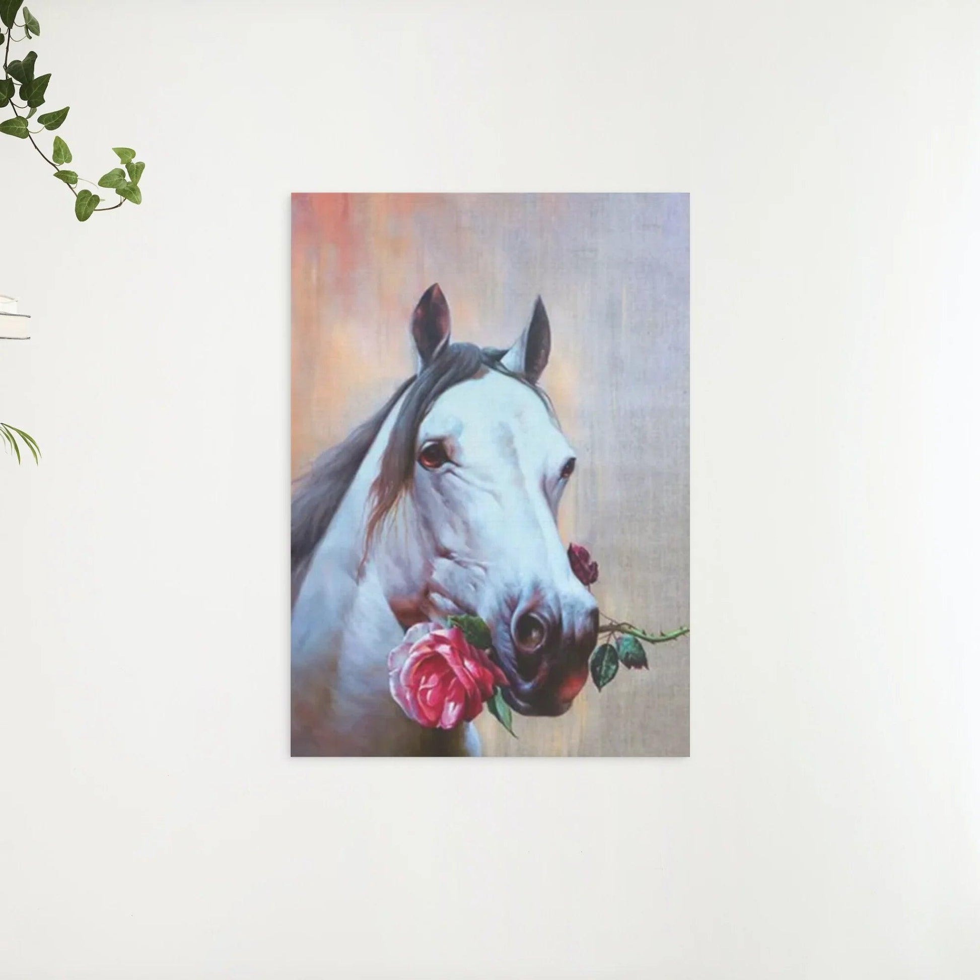 Diamantmaling Hest med Rose - SEOS Shop ® 