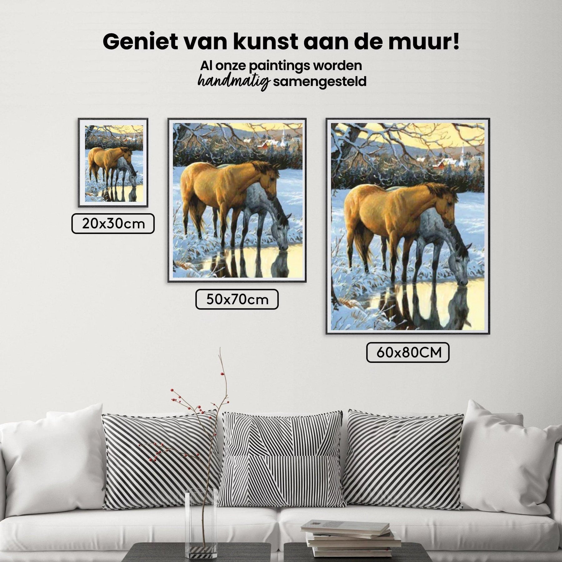 Diamantmaling Heste Drikkevand - SEOS Shop ®