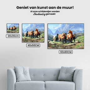 Diamantmaling Heste på en mark - SEOS Shop ®