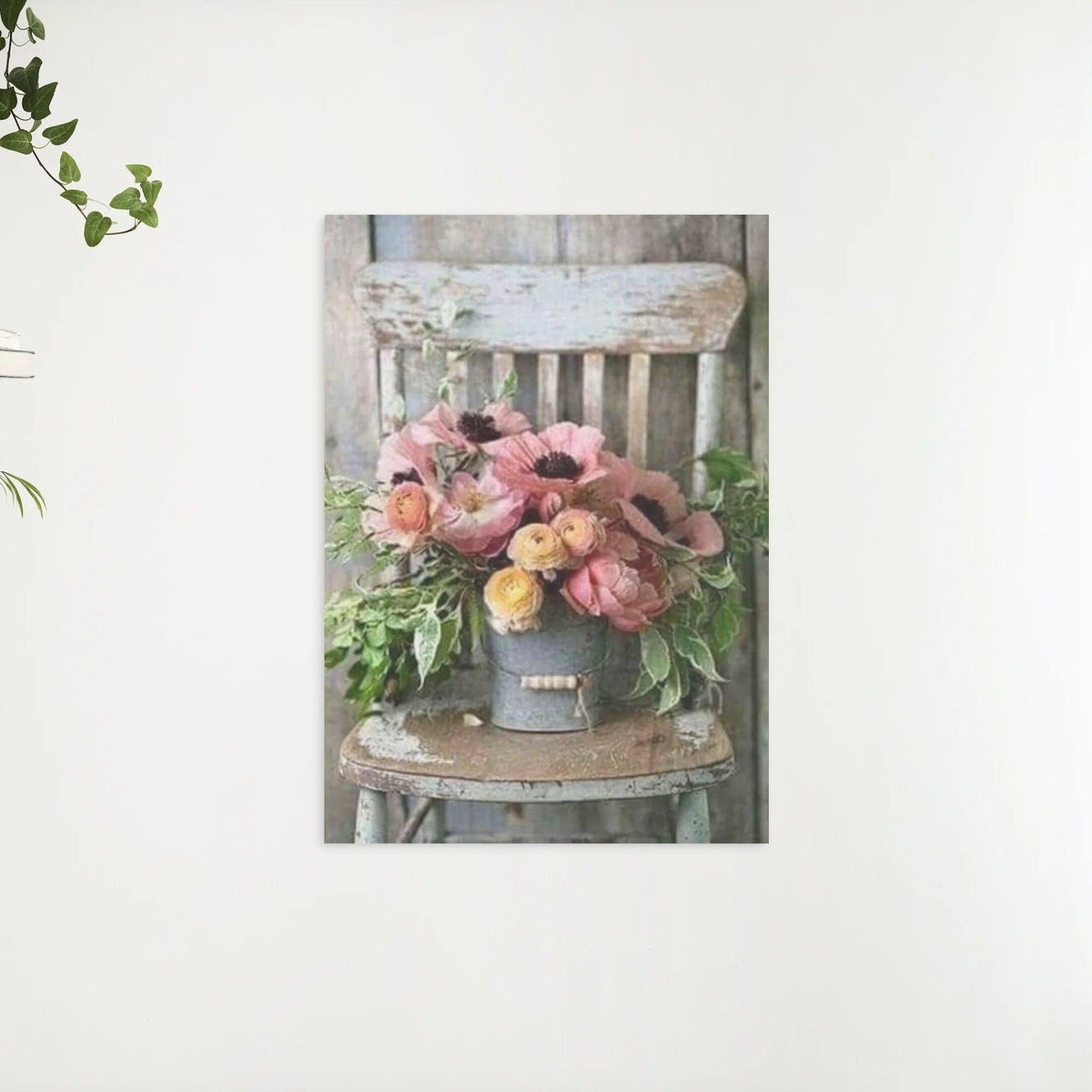 Diamantmaling Blomster i Spand
