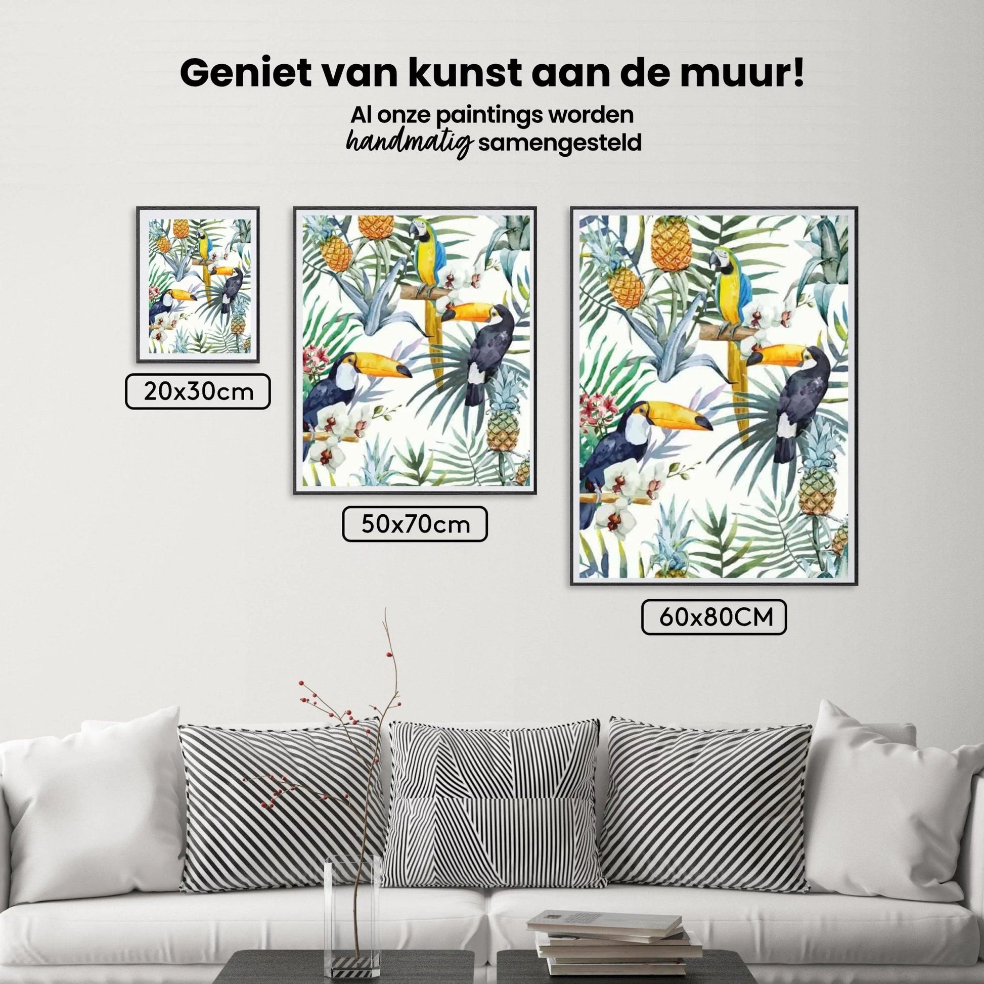 Diamantmalingssæt Eksotiske fugle - SEOS Shop ®