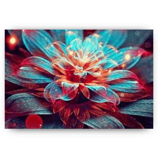 Diamantmalingssæt Farverig Blomst - SEOS Shop ®