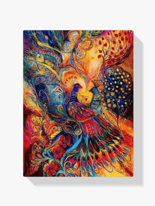 Diamantmalingssæt Farverig Påfugl - SEOS Shop ®