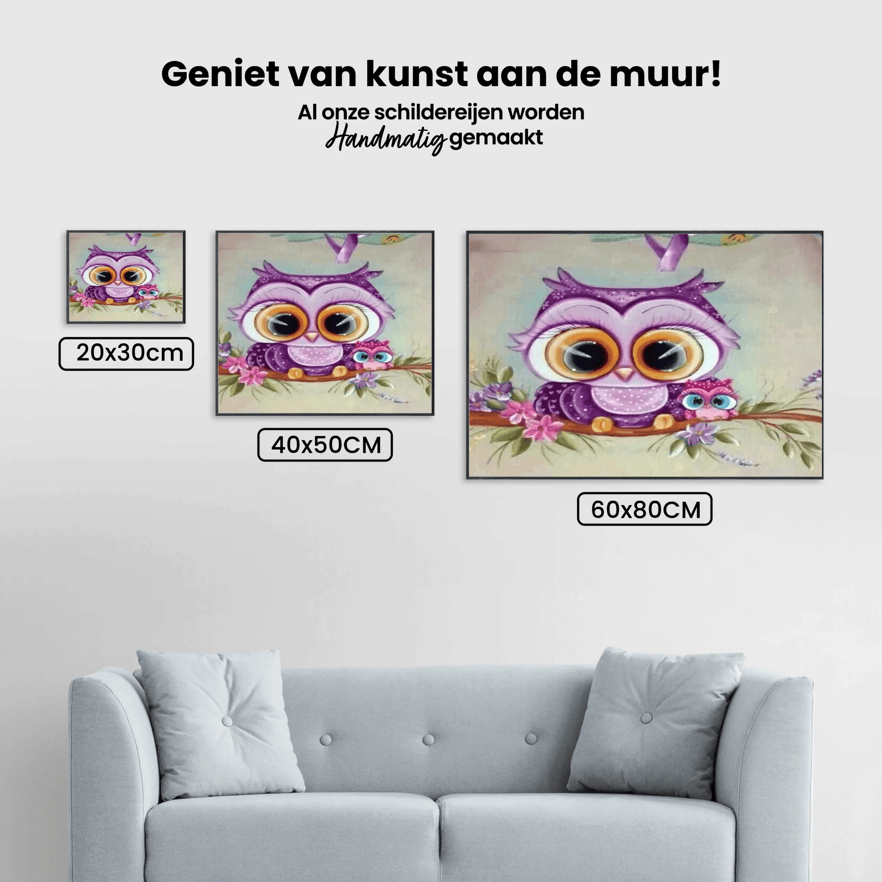 Diamantmalingssæt Sød Ugle - SEOS Shop ®