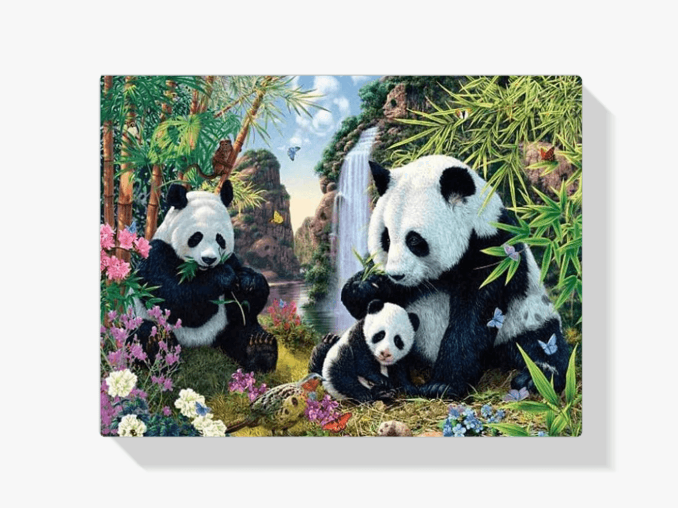 Diamantmaling Pandaer Spiser Bambus - SEOS Shop ®