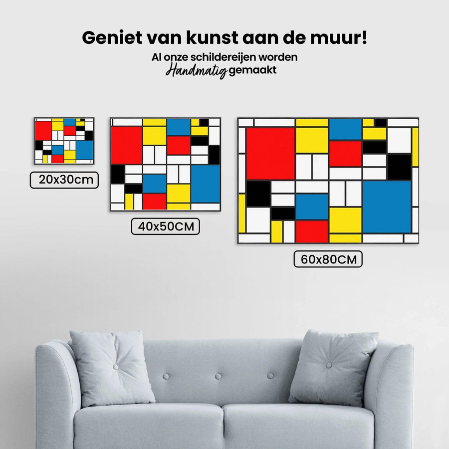 Diamantmaleri Piet Mondrian Maleri - SEOS Shop ®