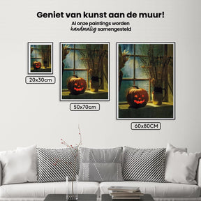 Diamantmaling Græskar ved Vindue - SEOS Shop ®