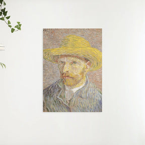 Diamantmaleri Portræt Vincent van Gogh med stråhat - SEOS Shop ®