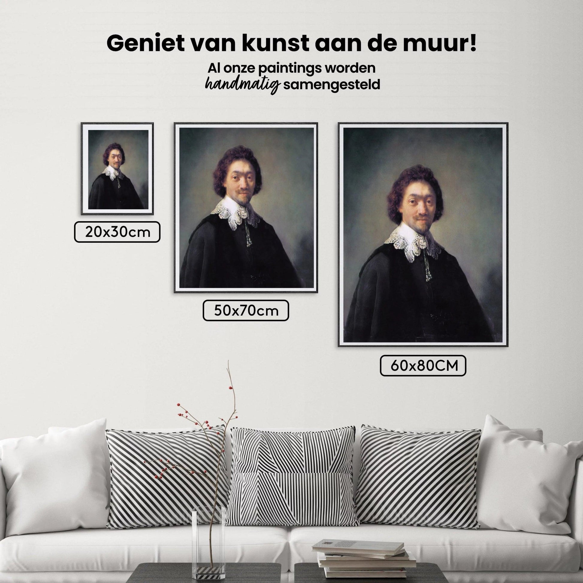 Diamantmaleri Portræt af Maurits Huygens - SEOS Shop ®