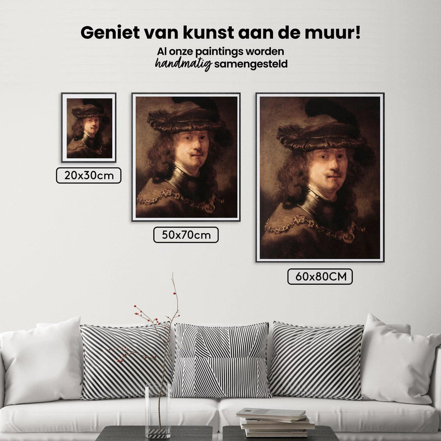Diamantmaleri Portræt af Rembrandt van Rijn - SEOS Shop ®