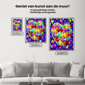 Diamantmaling Puslespil Hjerte - SEOS Shop ®