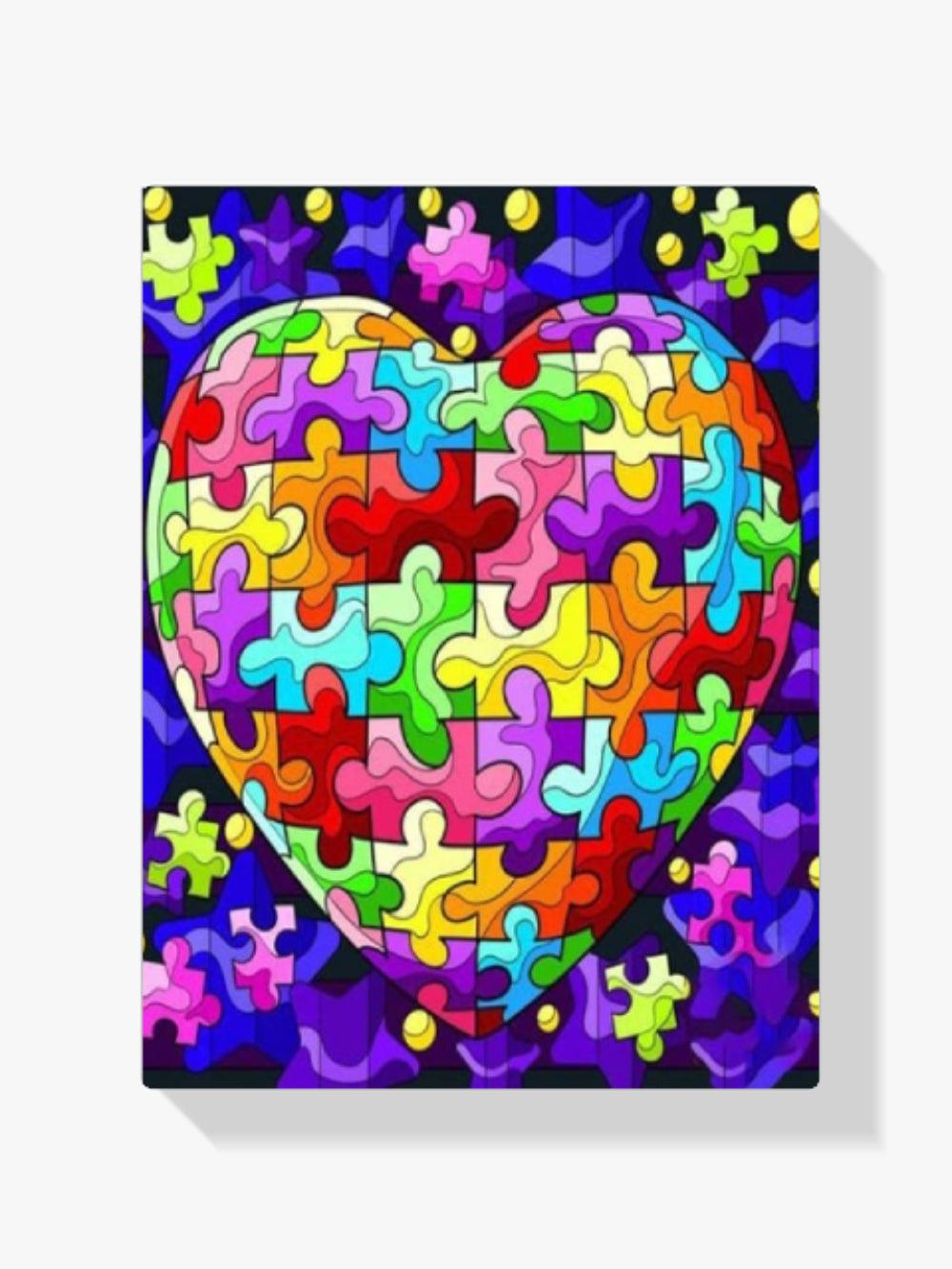 Diamantmaling Puslespil Hjerte - SEOS Shop ®