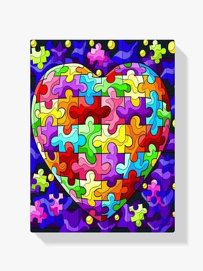 Diamantmaling Puslespil Hjerte - SEOS Shop ®