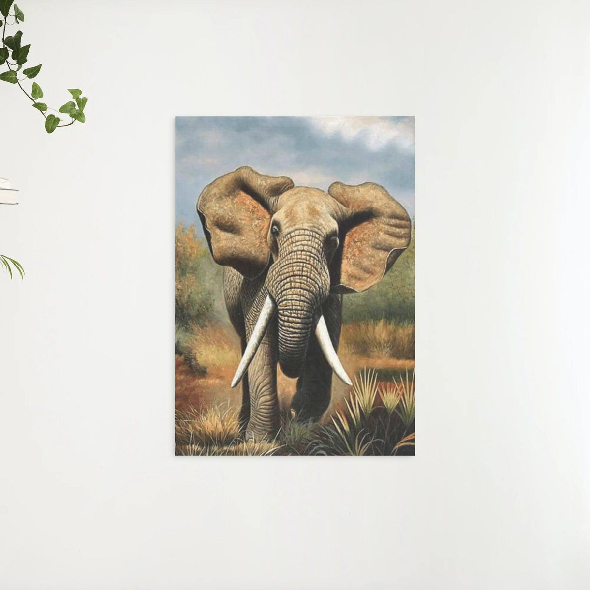 Diamantmaleri Løbende Elefant - SEOS Shop ®