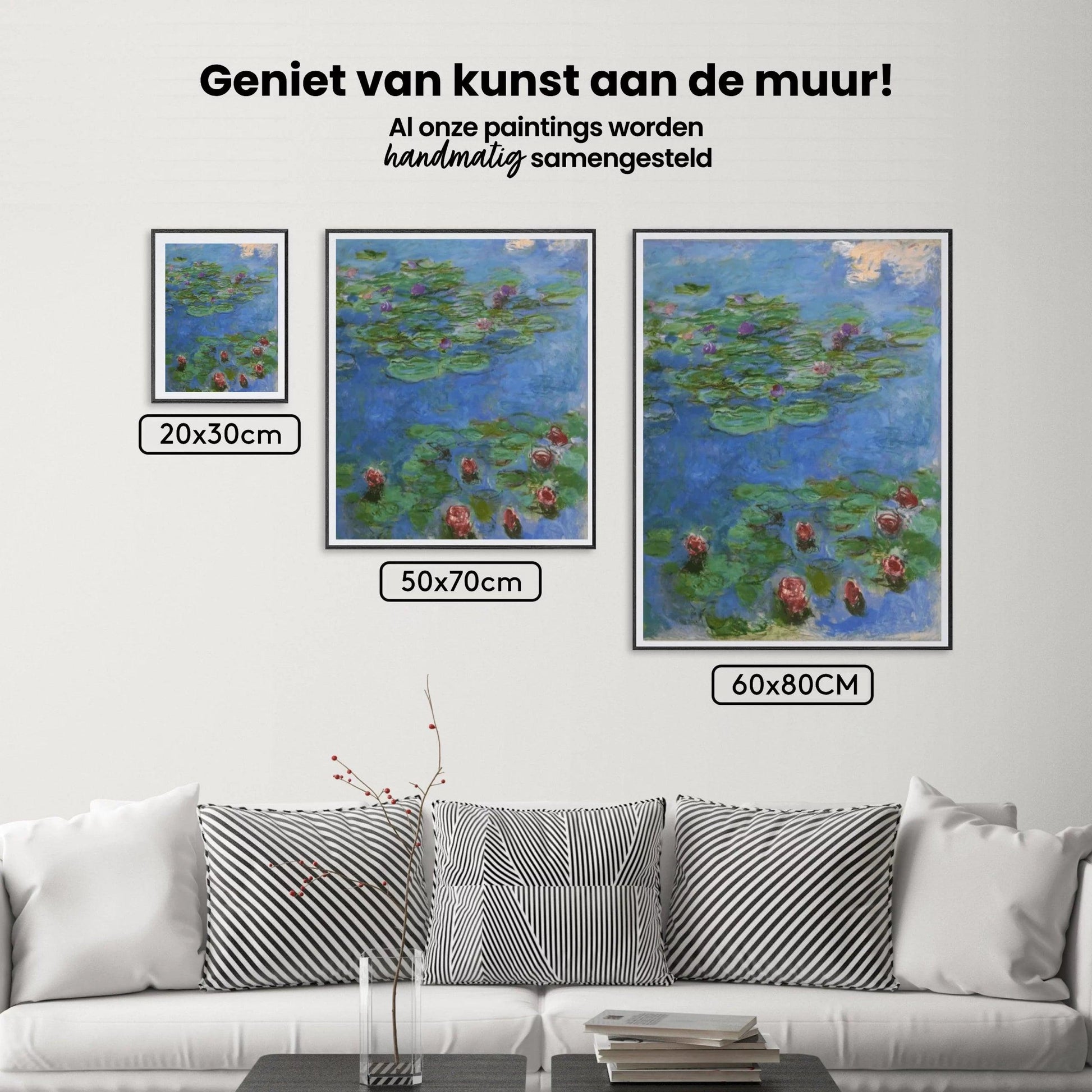 Diamantmaleri Røde åkander - SEOS Shop ®