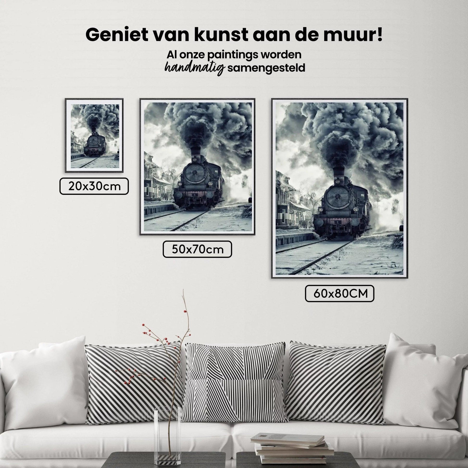 Diamantmaling Rygende Tog – SEOS Shop ® 