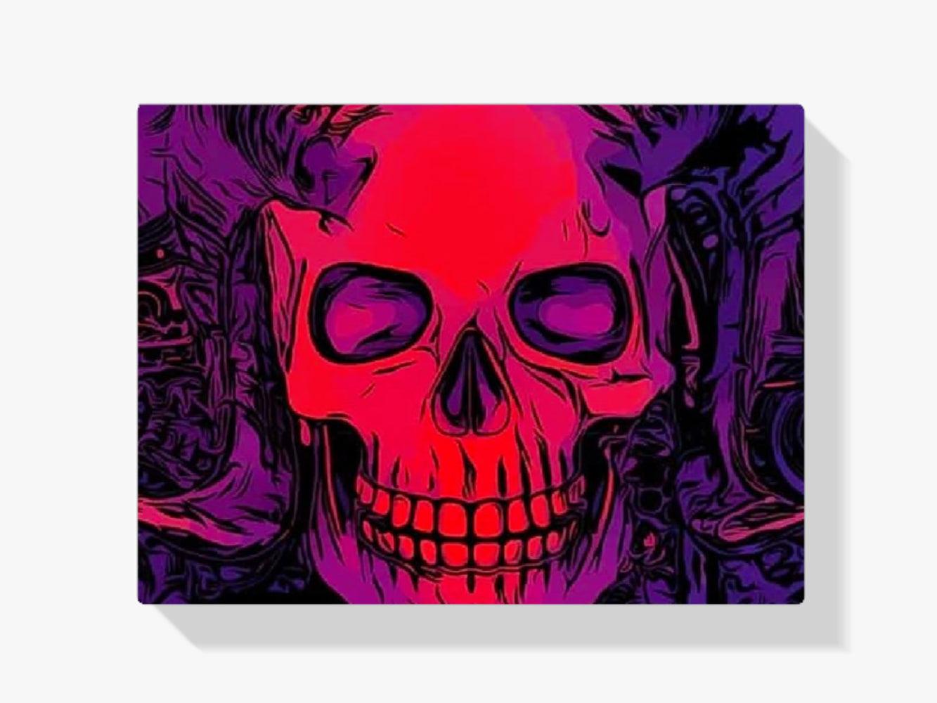 Diamantmaleri Rød Kranie - SEOS Shop ®