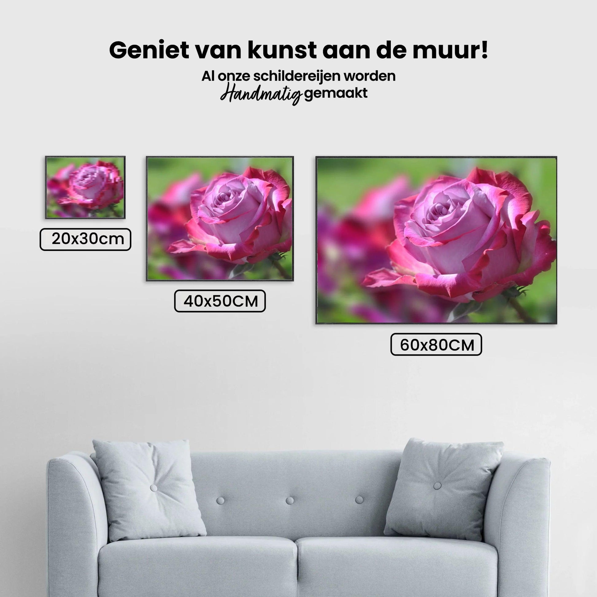 Diamantmaleri Lyserød Rose - SEOS Shop ®