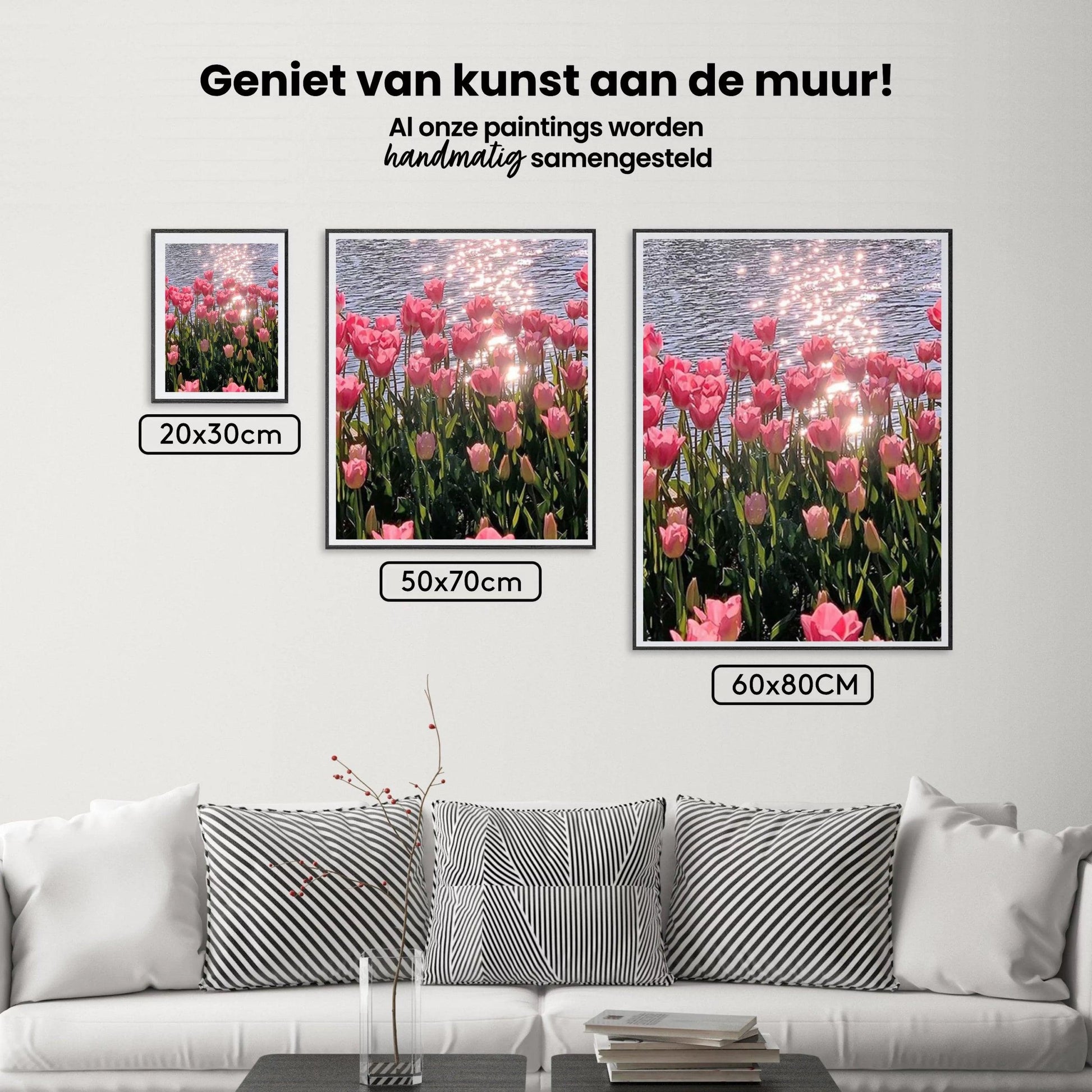 Diamantmaleri Lyserød Tulipan - SEOS Shop ®