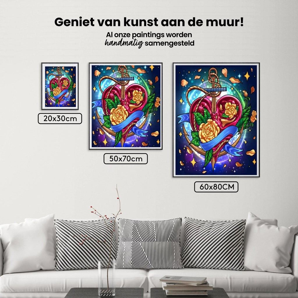 Diamantmaling Rozenhart - SEOS Shop ®