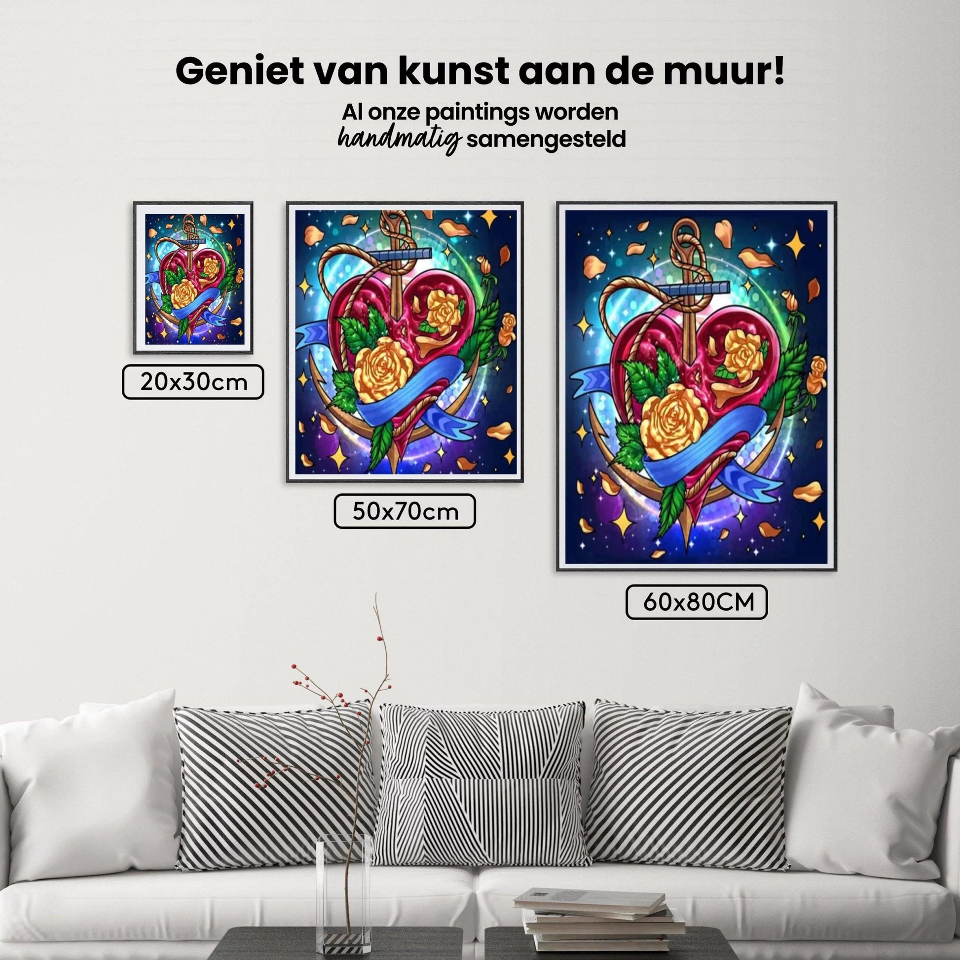 Diamantmaling Rozenhart - SEOS Shop ®