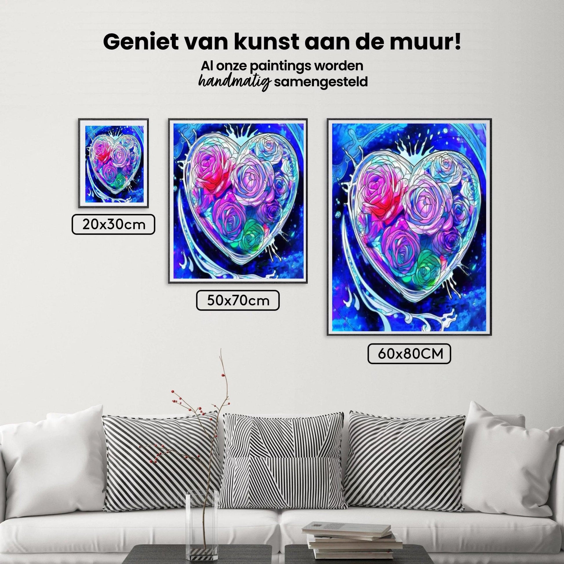 Diamantmaling Rozenhart - SEOS Shop ®