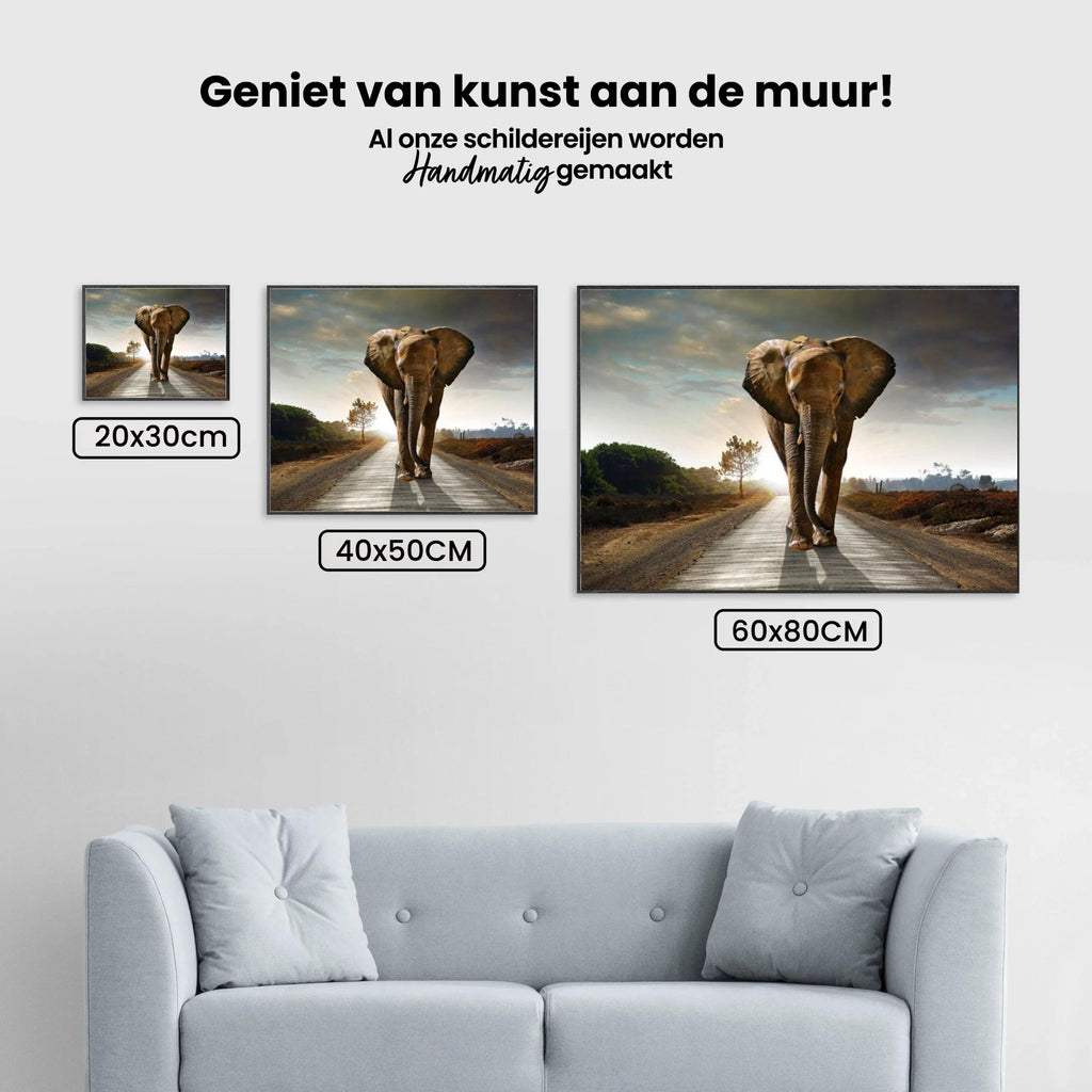 Diamantmaleri Safari Elefant - SEOS Shop ®