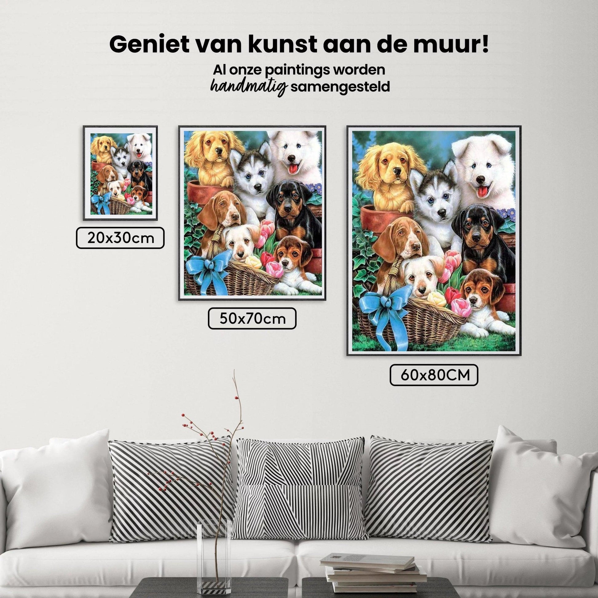 Diamantmaling Søde Hvalpe - SEOS Shop ®