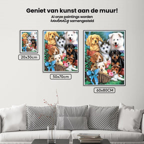 Diamantmaling Søde Hvalpe - SEOS Shop ®