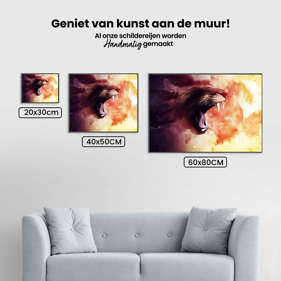 Diamantmaling Skrigende Tiger - SEOS Shop ®