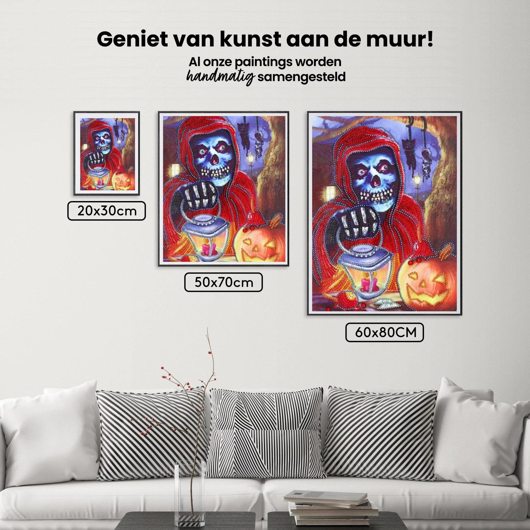 Diamantmaling Skelet med Lampe - SEOS Shop ®