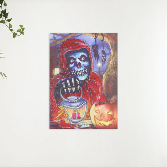 Diamantmaling Skelet med Lampe - SEOS Shop ®