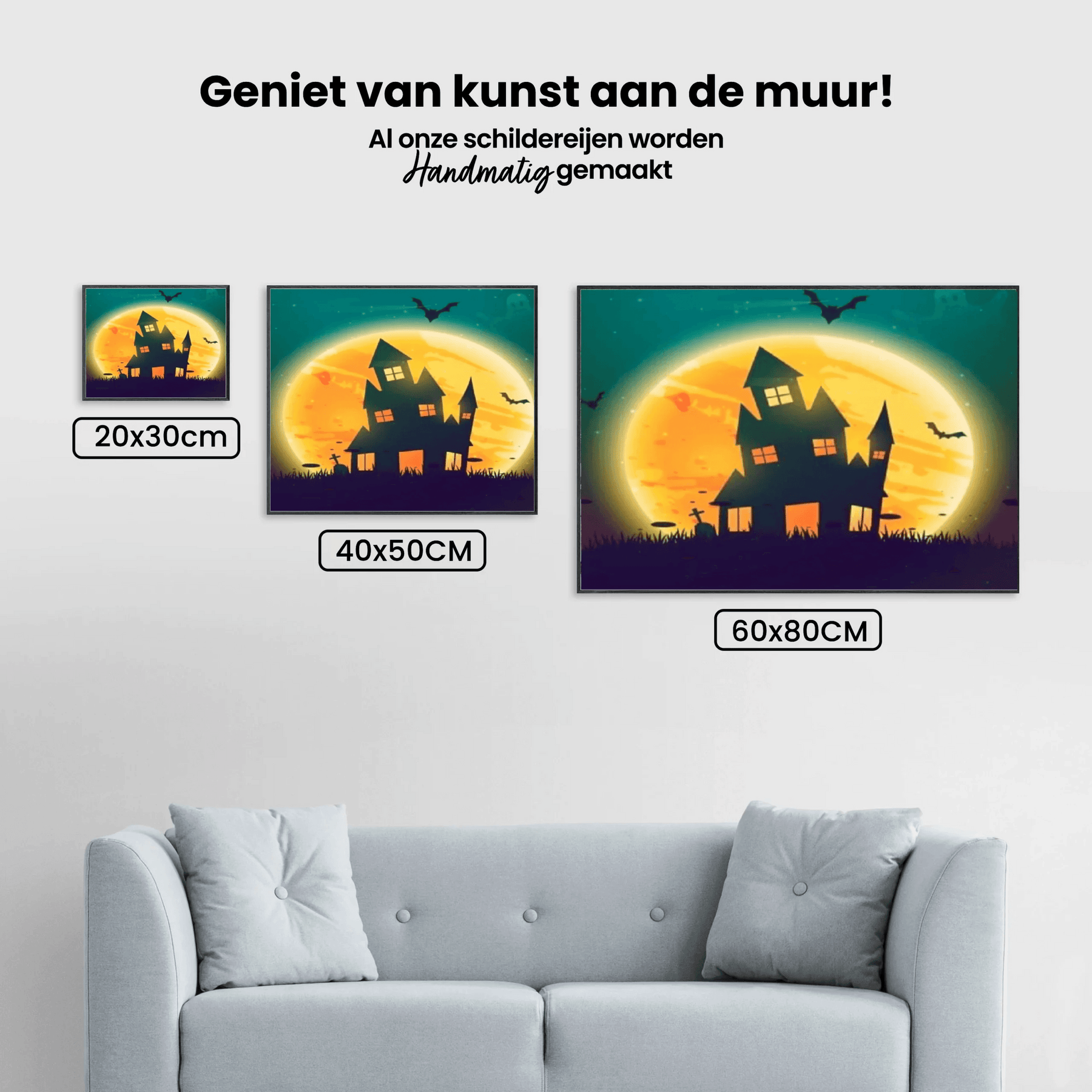 Diamantmaling Hjemsøgt Hus - SEOS Shop ®