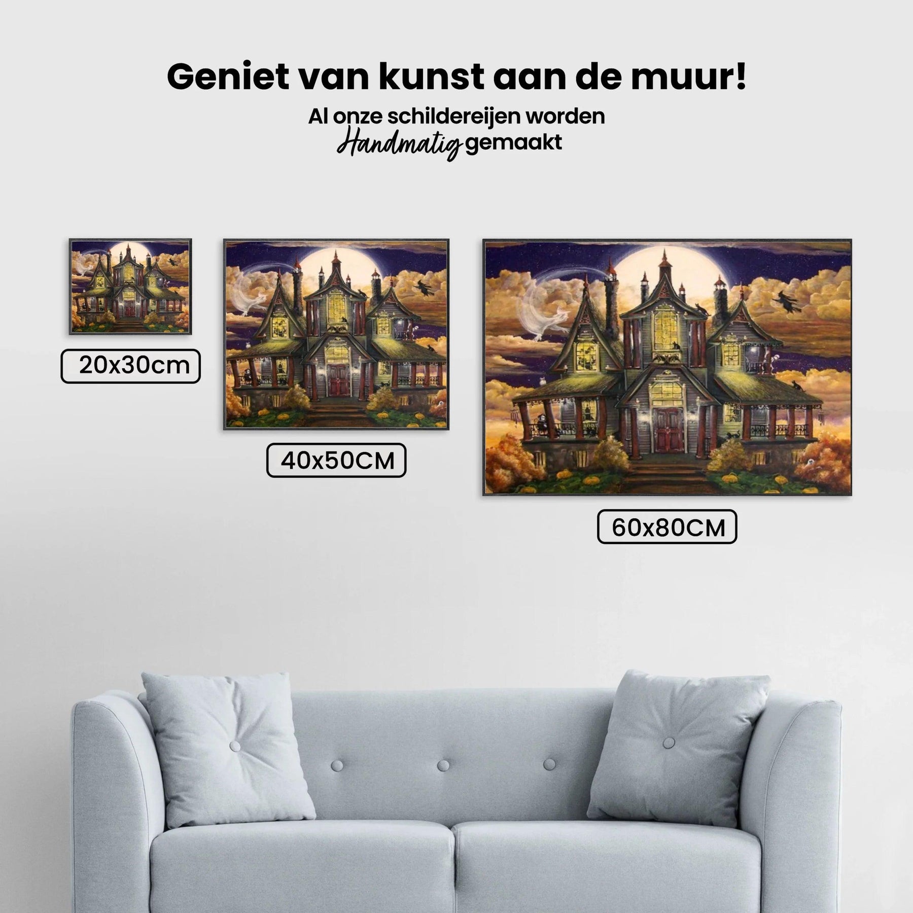 Diamantmaling Hjemsøgt Hus - SEOS Shop ®