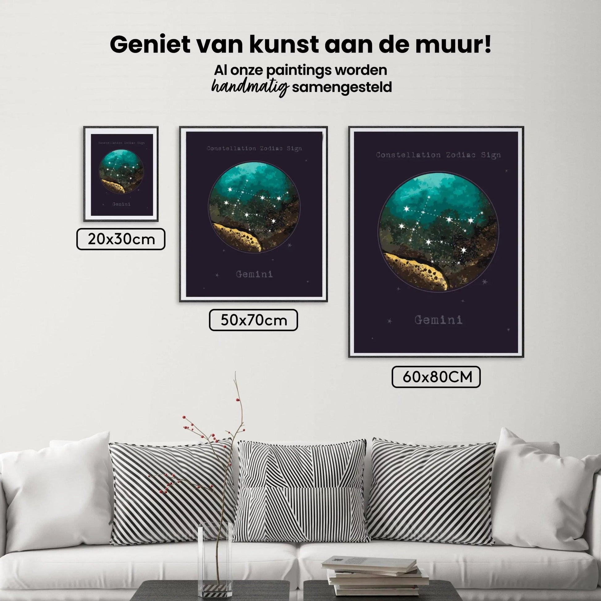Diamantmaleri Stjernetegn - Tvillingerne - SEOS Shop ®