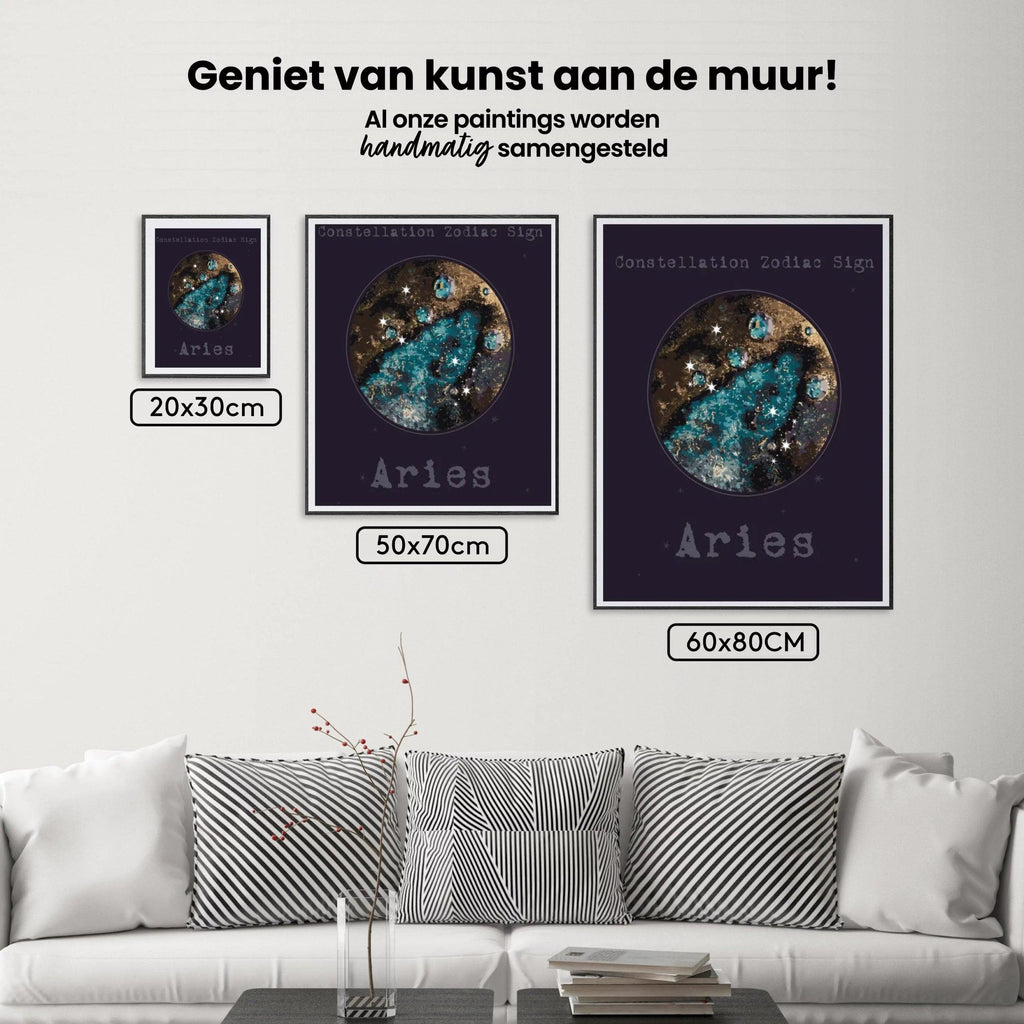 Diamantmaleri Stjernetegn - Vædderen – Enkemand - SEOS Shop ®