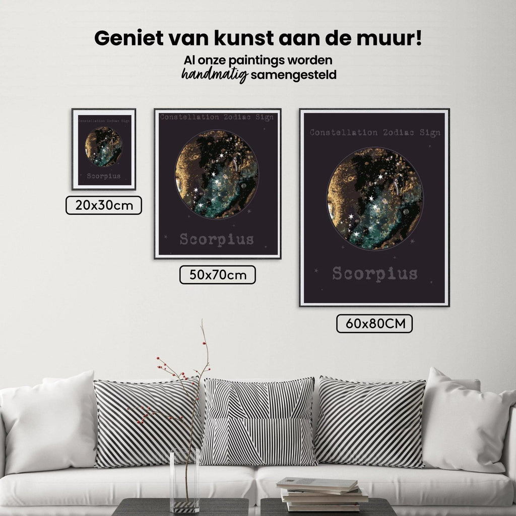 Diamantmaleri Stjernetegn - Skorpionen - SEOS Shop ®