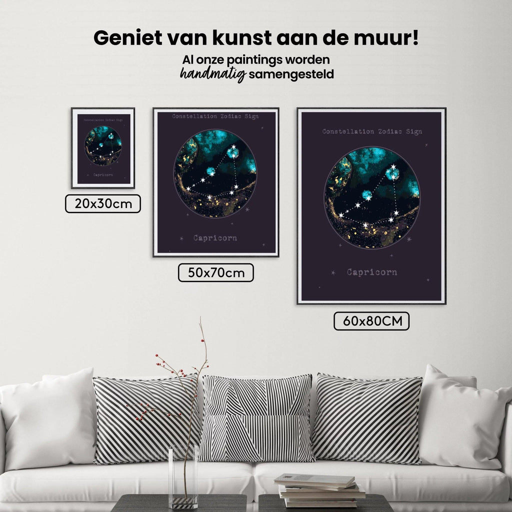 Diamantmaleri Stjernetegn - Stenbukken - SEOS Shop ®