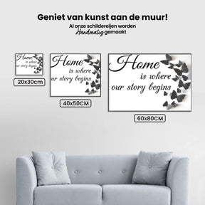 Diamond Painting Home er hvor vores historie begynder – SEOS Shop ® 