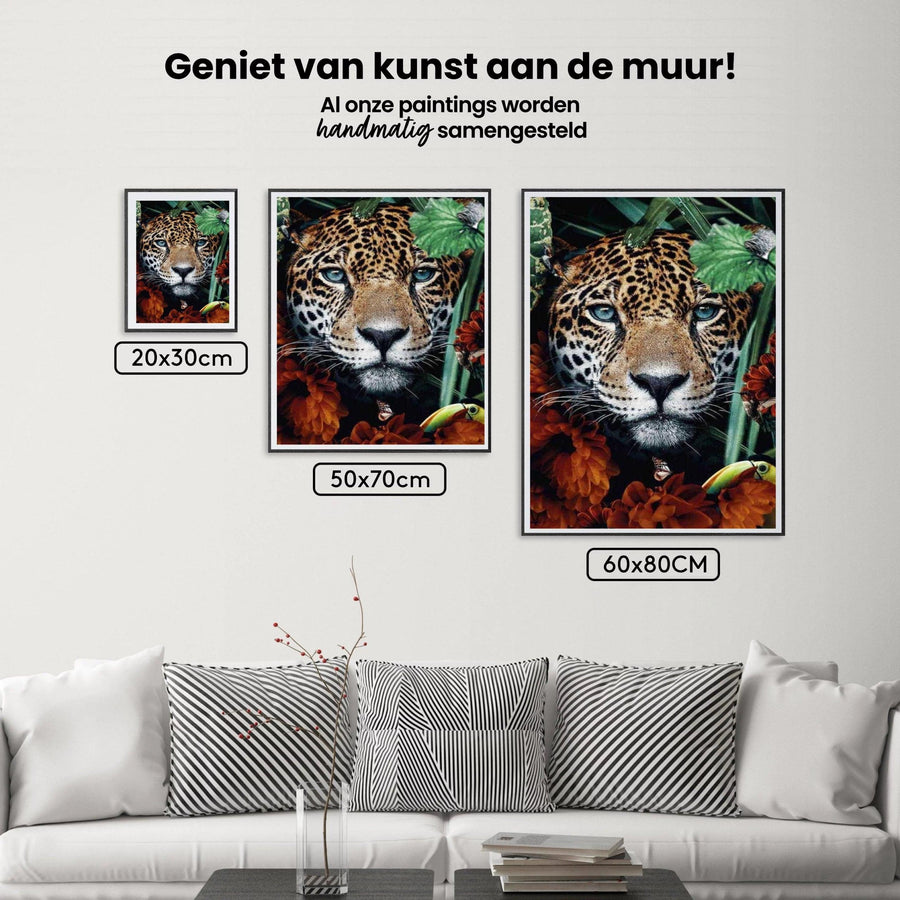 Diamantmaleri Tiger i junglen - SEOS Shop ®