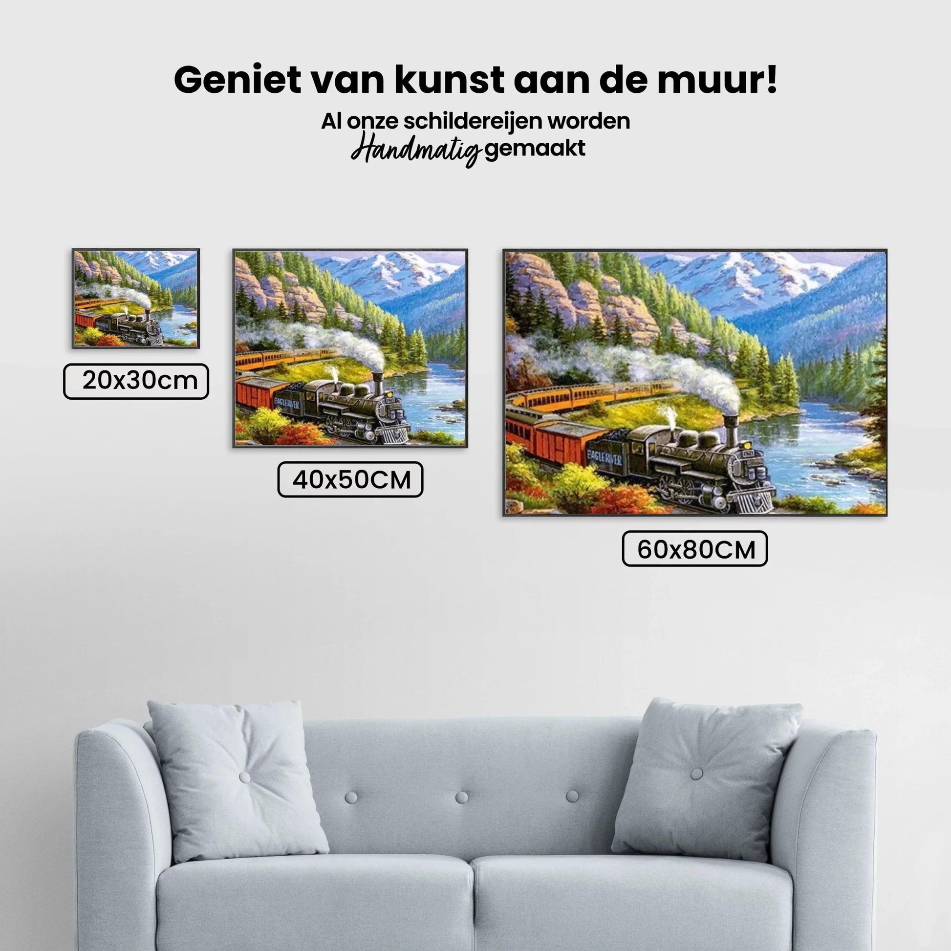 Diamantmaling Tog i Landskab – SEOS Shop ® 