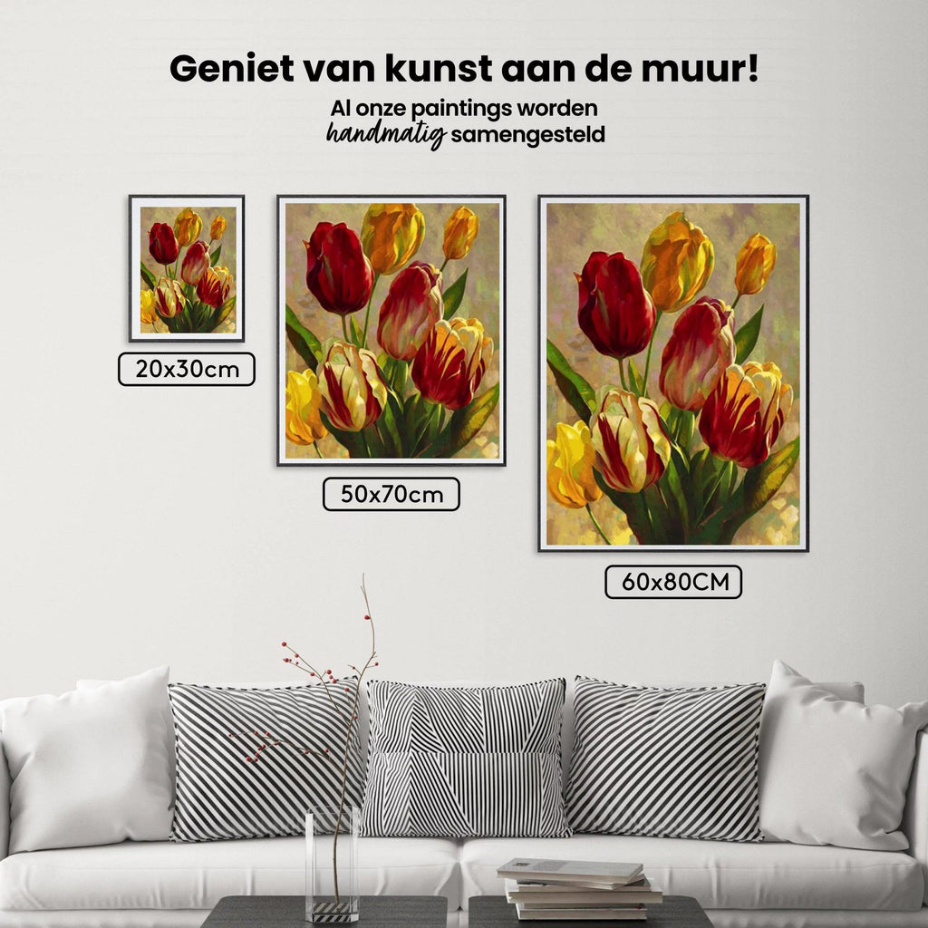 Diamantmaling Tulipaner Buket - SEOS Shop ®