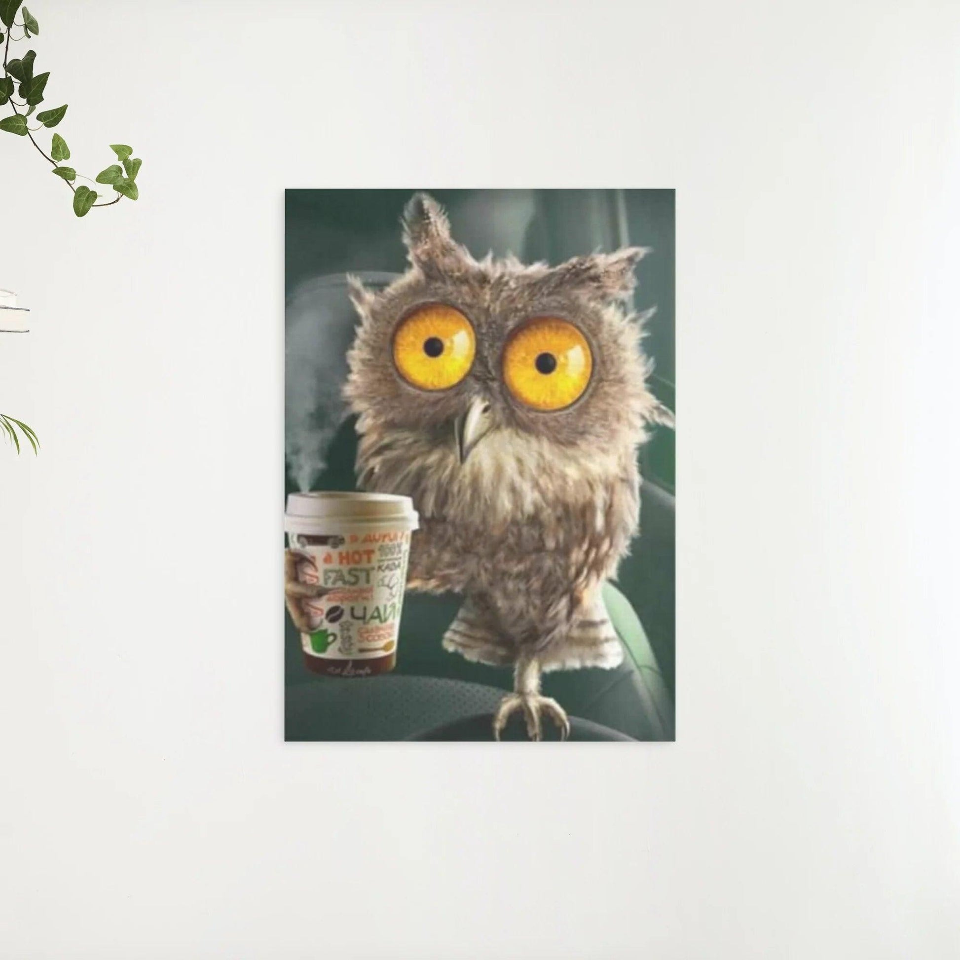 Diamantmaling Ugle med Kaffeglas - SEOS Shop ®