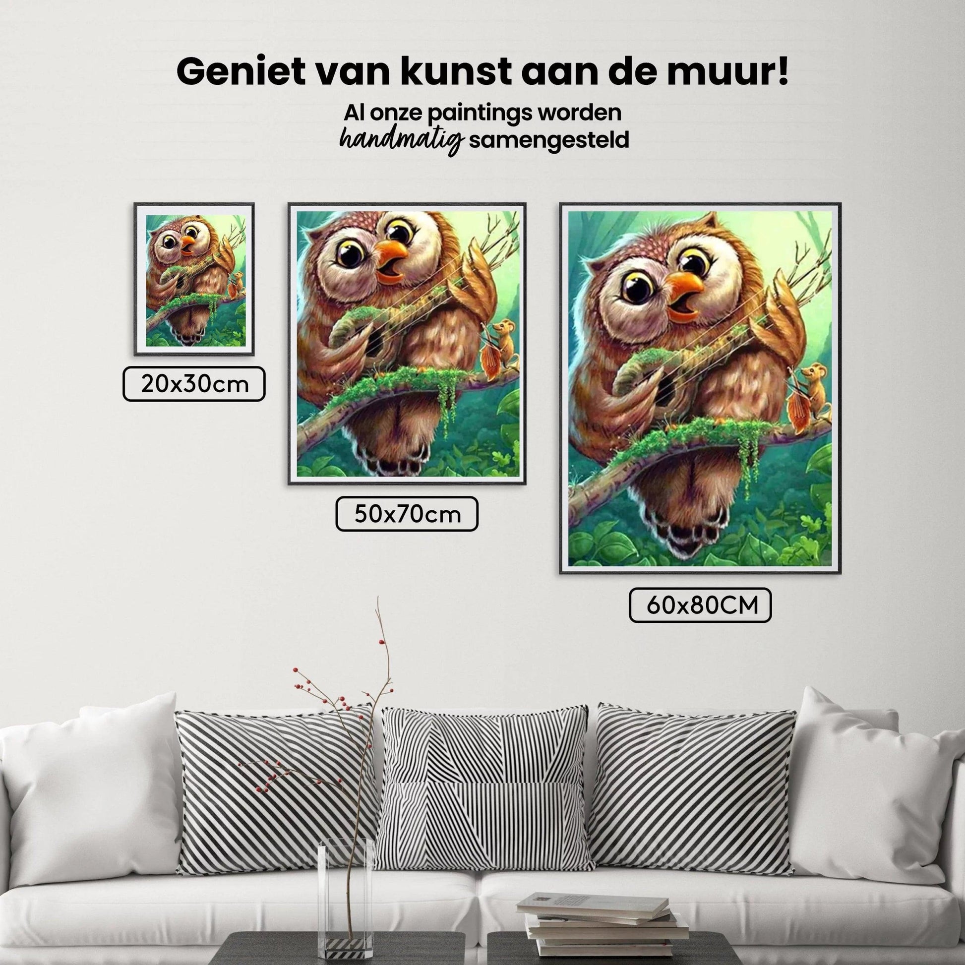 Diamantmaling Ugle Syngende - SEOS Shop ®