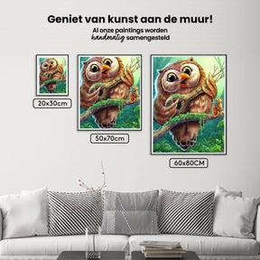 Diamantmaling Ugle Syngende - SEOS Shop ®