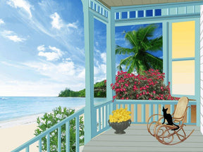 Diamantmaling Feriefoto - Strand med Hav – SEOS Shop ®